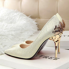 Load image into Gallery viewer, BIGTREE  Women Pumps  Cut-Outs Bowtie Tassel  Fashion Solid Suede Pointed Toe Shallow High Heels Shoes