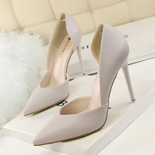 Load image into Gallery viewer, Women Pumps Fashion High Heels Shoes Black Pink Yellow Shoes Women bridal Wedding Shoes Ladies