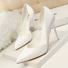 Load image into Gallery viewer, Women Pumps Fashion High Heels Shoes Black Pink Yellow Shoes Women bridal Wedding Shoes Ladies