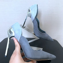 Load image into Gallery viewer, Women Brand Design Shoes Woman Spring Summer Platform Pumps Ladies High Heels Office Party Suede High Heel Shoe Womens Red Black