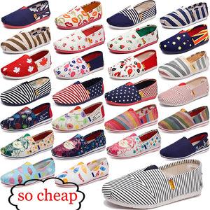 Women's fashion Flat shoes Lazy's espadrilles Women's canvas shoes girl loafers espadrilles Women Flats shoes size 35-44