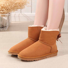 Load image into Gallery viewer, High Quality Snow Boots Women Fashion Genuine Leather Australia Women&#39;s High Boot Winter Women Snow Shoes botas mujer SIZE 3-12