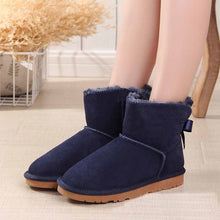 Load image into Gallery viewer, High Quality Snow Boots Women Fashion Genuine Leather Australia Women&#39;s High Boot Winter Women Snow Shoes botas mujer SIZE 3-12