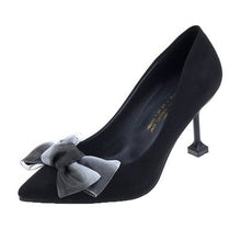 Load image into Gallery viewer, Cresfimix women cool casual suede 8cm high heels lady cute party high heel shoes female office comfortable high heel shoes a273