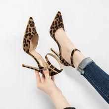 Load image into Gallery viewer, Autumn Sexy Leopard Women Shoes High Heels 6-10CM Elegant Office Pumps Shoes Women Animal Print Pointed Toe Luxury Singles Shoes