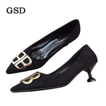 Load image into Gallery viewer, New Fashion High Heels Women Pumps Thin Heel Classic Brand Design Pointed Toe High Heels Women Shoes Sexy Dress Shoes Woman