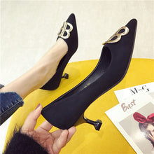 Load image into Gallery viewer, New Fashion High Heels Women Pumps Thin Heel Classic Brand Design Pointed Toe High Heels Women Shoes Sexy Dress Shoes Woman
