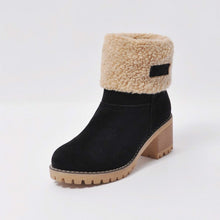 Load image into Gallery viewer, Winter Plush Warm Women Boots Women Square Heel Ankle Snow Boots Ladies Platform Artificial Fur Female Casual Shoes SE619
